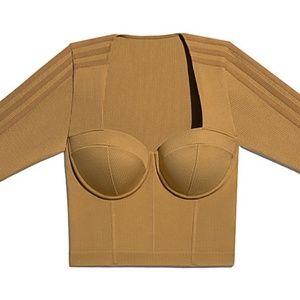 adidas Ivy Park Circular Knit Crop Top Mesa